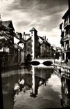 CPM Annecy Vieux Quartiers Le Canal du Thiou Pont Morens