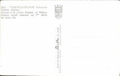 MODERN CARD Vaison the Ancient Roman Theater Puymin Hill