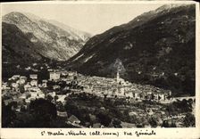 VINTAGE POSTCARD Holy Martin Vesubie View