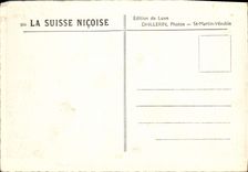 VINTAGE POSTCARD Holy Martin Vesubie View