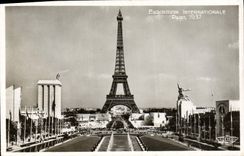 CPA Exposition Internationale Paris 1937 Tour Eiffel