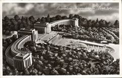 VINTAGE POSTCARD Paris International exhibition 1937 the Palate Of Trocadero And Basins