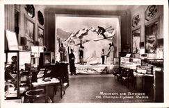 CPA Paris Maison de Savoie 133 Champs Elysees Cki Luge