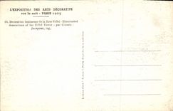 CPA Paris Exposition des Arts Decoratifs Tour Eiffel 