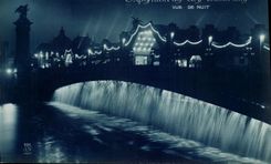 CPA Paris Exposition des Arts Decoratifs Vue de Nuit