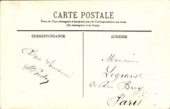 VINTAGE POSTCARD Paris Fair Colonial 1907 Hut and canaques of Loyalty New Caledonia