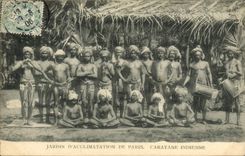 CPA Paris Jardin D'Acclimatation Caravane indienne 