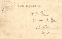 VINTAGE POSTCARD Paris Zoological gardens Indian Caravan Asses Mules