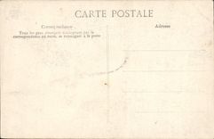 VINTAGE POSTCARD Paris Crue of the Seine Botanical garden the polar bear tells its sorrows