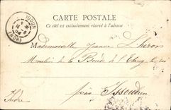 VINTAGE POSTCARD Paris Champs Elysées Cars With the Goats Goat TOP