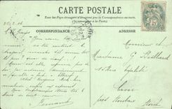 POSTAL París de la VENDIMIA la vuelta del Bois de Boulogne de la avenida de las razas