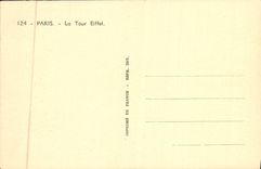 CPA Paris La Tour Eiffel 