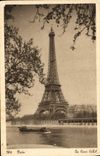 CPA Paris La tour Eiffel 