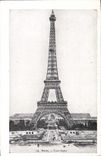 CPA Paris La tour Eiffel 