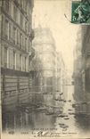 VINTAGE POSTCARD Paris Raw Of the Seine Boulevard German St