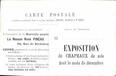 CPA Paris Porte Maillot Ballon dirigeable