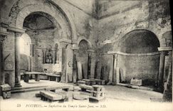 CPA Poitiers Baptistere du Temple Saint Jean