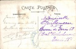 VINTAGE POSTCARD Jarnac Entered of the Garden