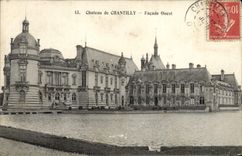 CPA Chateau de Chantilly Facade Ouest