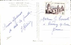 MODERN CARD Sissonne Castle of Garenne departmental Observation sanatorium