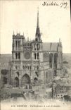 CPA Amiens Cathedrale a Vol D'Oiseau