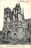VINTAGE POSTCARD Amiens Cathedral With the Arrow