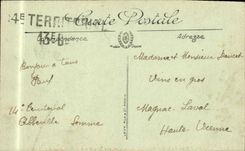 VINTAGE POSTCARD Abbeville the Sum and the Talence Bridge