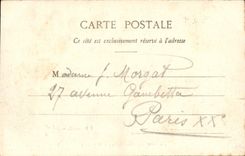 VINTAGE POSTCARD Amiens Hotel of Morgan