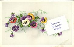 CPA Fantaisie Fleurs 