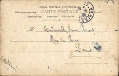 VINTAGE POSTCARD Fantasy Woman Wings Bell