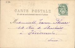 VINTAGE POSTCARD Fantasy Woman the pink song