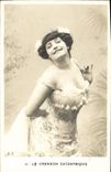 VINTAGE POSTCARD Fantasy Woman the eccentric song