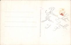 CPA Fantaisie Fleurs Santon