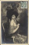VINTAGE POSTCARD Abel Faivre Paris Museum of Luxembourg the woman to the range