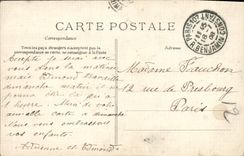 VINTAGE POSTCARD Fantasy Sheep with the pond Breeding