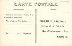 CPA Le Ravenala ou arbre du voyageur Extrait des Plantes Larousse