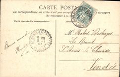 VINTAGE POSTCARD the life axu fields the tail of the Wolf Children Folklore