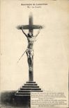 VINTAGE POSTCARD Souvenirs of Lamartine the crucific