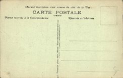 VINTAGE POSTCARD Souvenirs of Lamartine the crucific