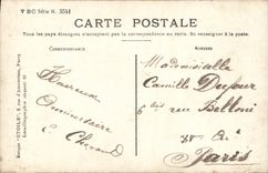 VINTAGE POSTCARD Fantasy Woman Bell