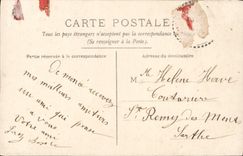 CPA Fantaisie Homme Telegramme