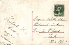 VINTAGE POSTCARD Fantasy Woman Elephant