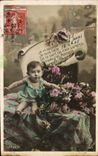 VINTAGE POSTCARD Fantasy Henri Child