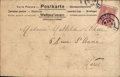 CPA Fantaisie Femme Enfant Ange