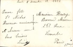 CPA Fantaisie Fleurs Rose