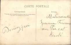 CPA Fantaisie Homme 1er avril Poisson