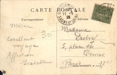 VINTAGE POSTCARD Fantasy Jules Dupre the white cow Museum of Luxembourg