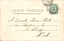 VINTAGE POSTCARD Fantasy Woman the violet