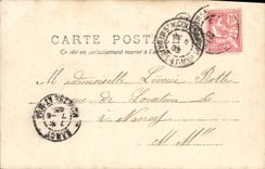 VINTAGE POSTCARD Fantasy Woman the poppy