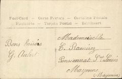 VINTAGE POSTCARD Fantasy Child Baby Clover